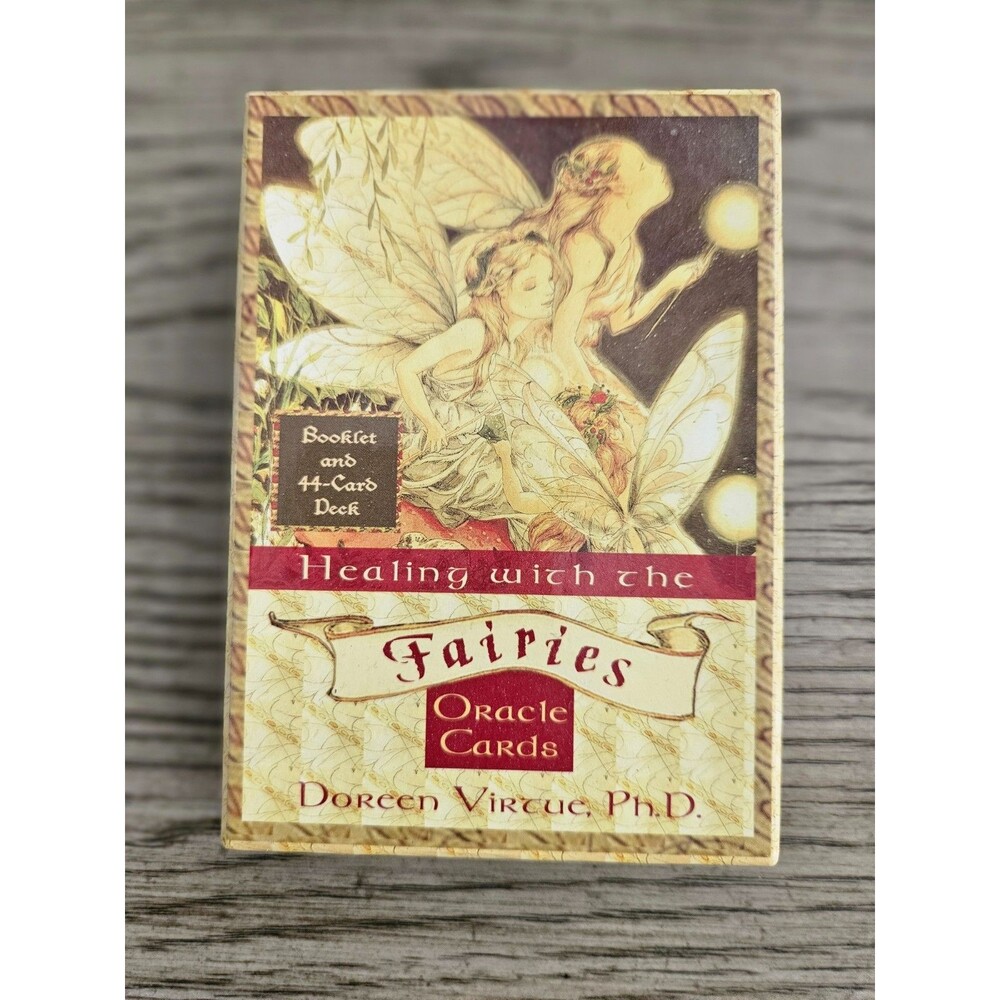 Doreen Virtue Healing With The Fairies Oracle Cards 44 Card Deck w/ Guidebook
